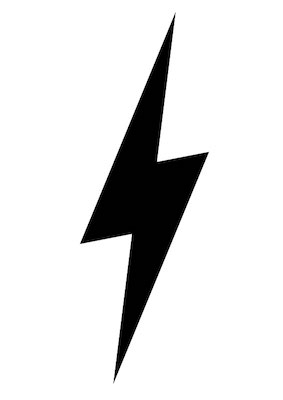 lightning bolt SVG
