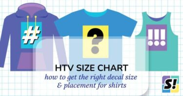Sniptoit HTV Size Chart: Printable guide to shirt decal size
