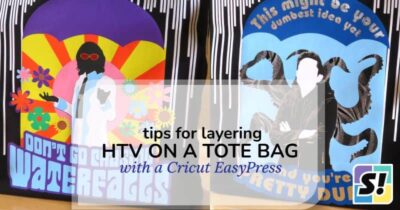 9 Tips for layering HTV on tote bags