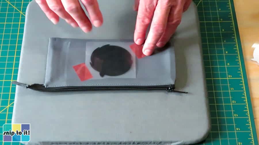 setup of the second press - black stripflock pro