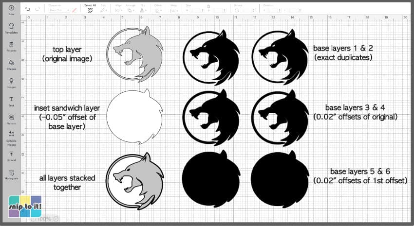 screencap showing all 8 layers of 3d decal image