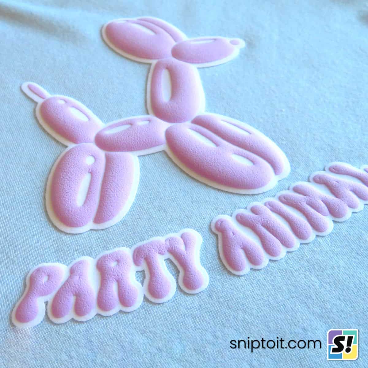 feature image for how to make puff htv shirts with an easypress