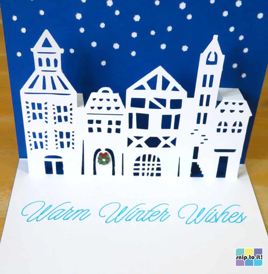 photo of card showing Charmline Script writing font