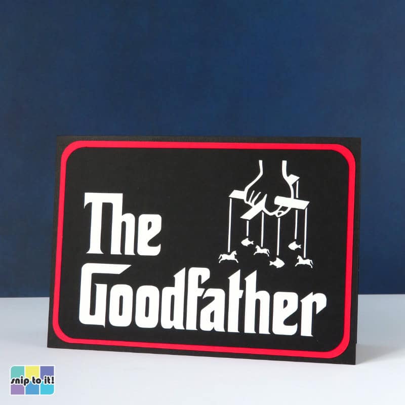 photo of completed Goodfather card for all dads