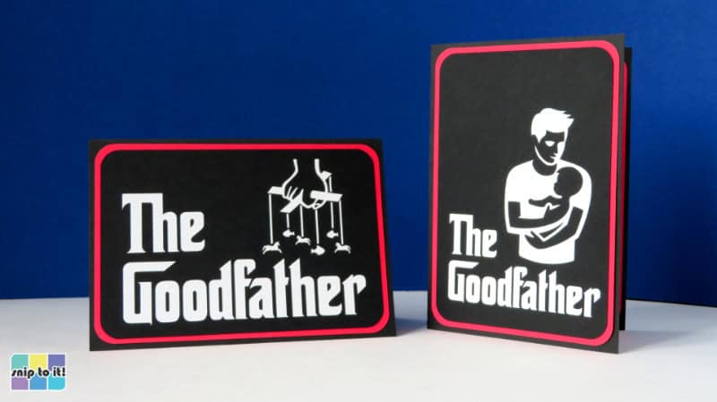godfather inspire father's day cards by snip to it