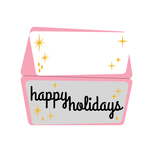 thumbnail image of SVG for candy cane striped mid century inlay Christmas card